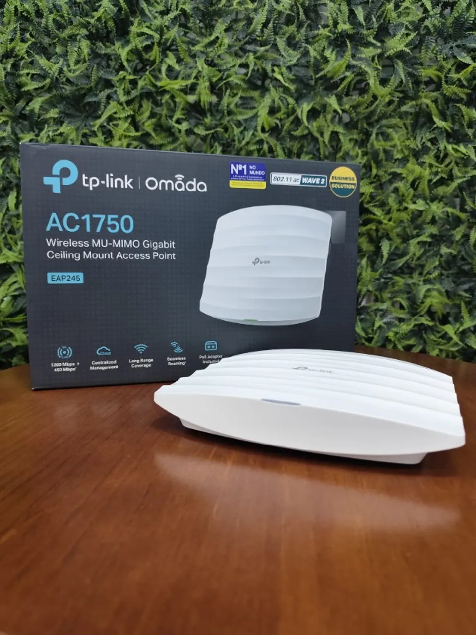 Roteador Wireless TP-Link Omada EAP245 AC1750 - Dual Band 1300Mbps