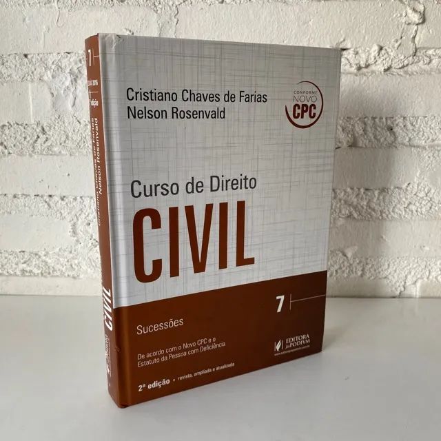 Cod897 - Livro Curso Civil de Direito Autor Cristiano C. Farias Sucessões Vol. 7