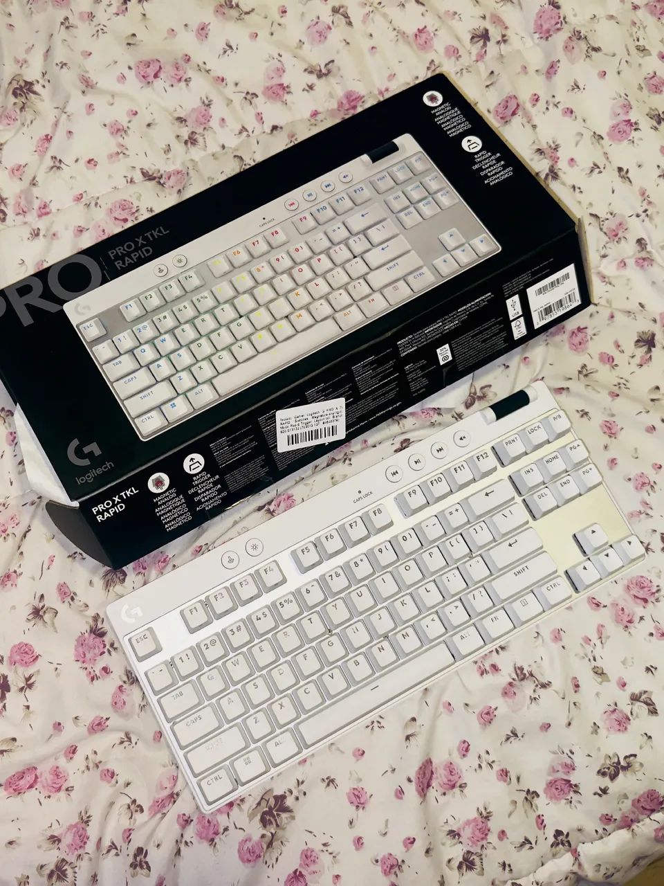 TECLADO MAGNETICO LOGITECH G PRO X TKL RAPID, RGB, BRANCO