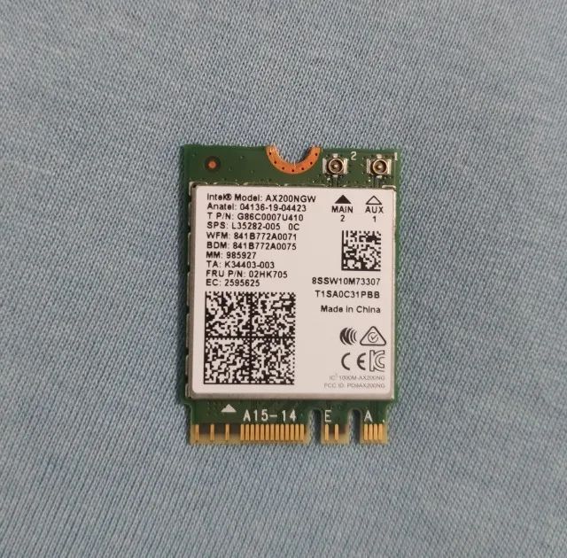 Placa wifi 6 Intel ax200 bluetooth 5.0