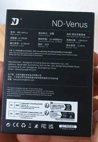 ND VENUS Fone de Ouvido - Foto 3