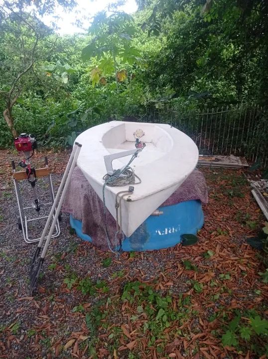 Veleiro Dingue Pomar com Motor Novo e Ancora  - Foto 13