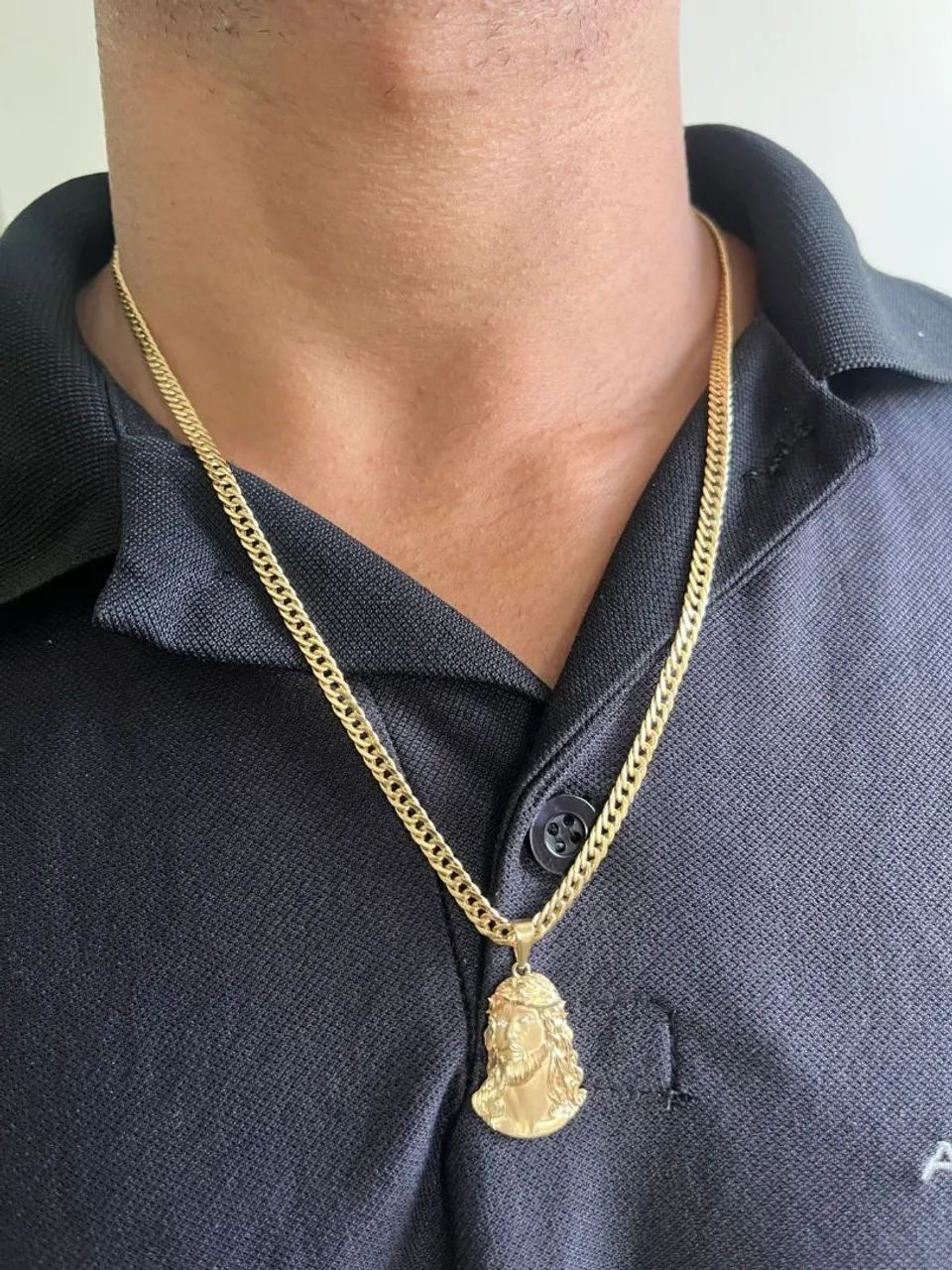 Corrente com pingente Ouro 18k  - Foto 4