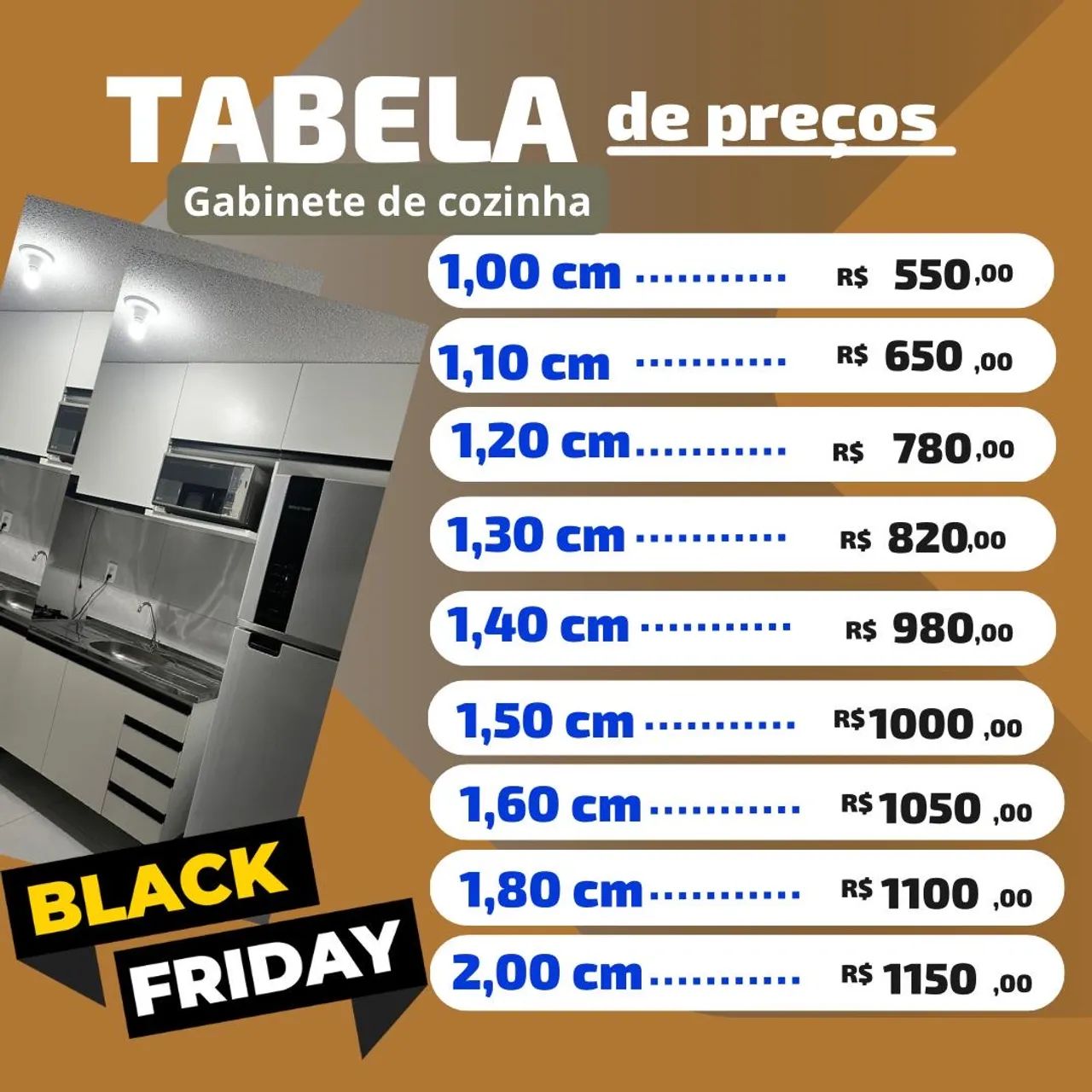Grande promoção de móveis planejados
