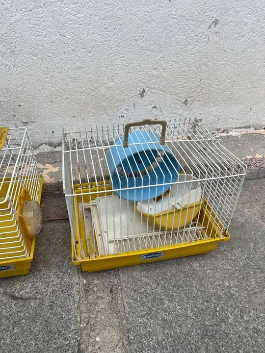 3 Gaiolas para Roedores com Túnel e diversos acessórios  - Foto 2