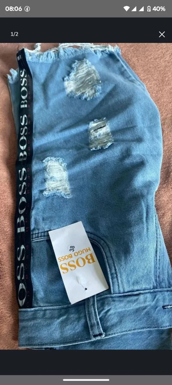 Shorts Jeans Hugo Boss