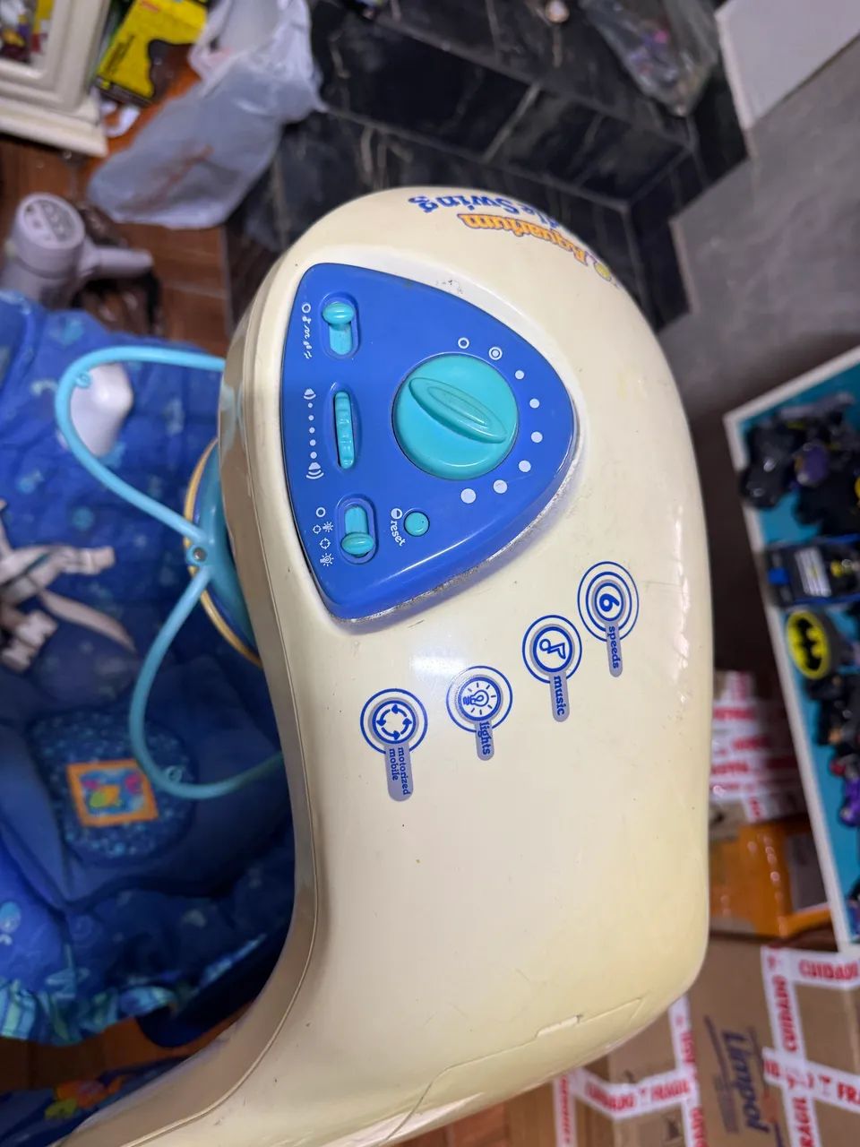 Balanço de bebê fisher price