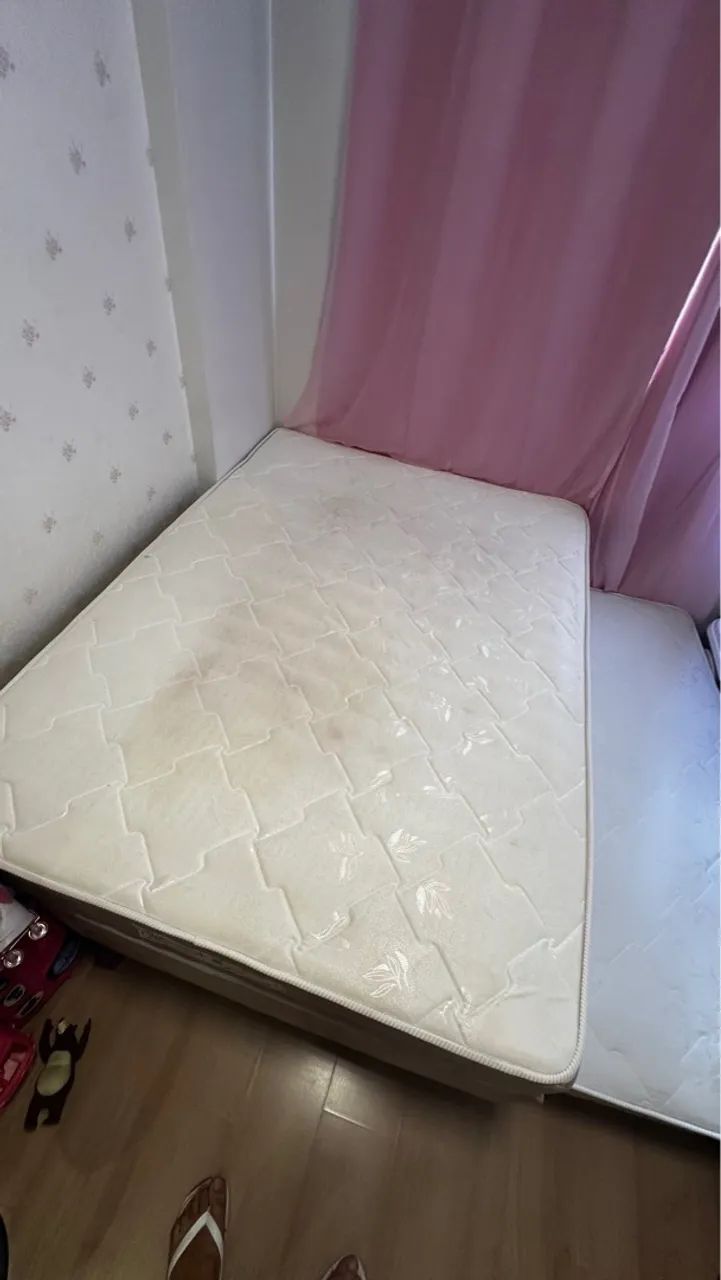 Cama Box Topázio com Auxiliar + Molas Ensacadas - Semi Nova! - Foto 5
