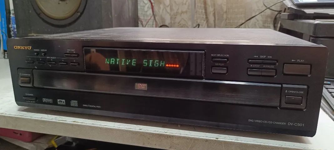 Cd/dvd Player Onkyo dv-c501 P Modular Ótimo Estado Funcionando - Foto 2