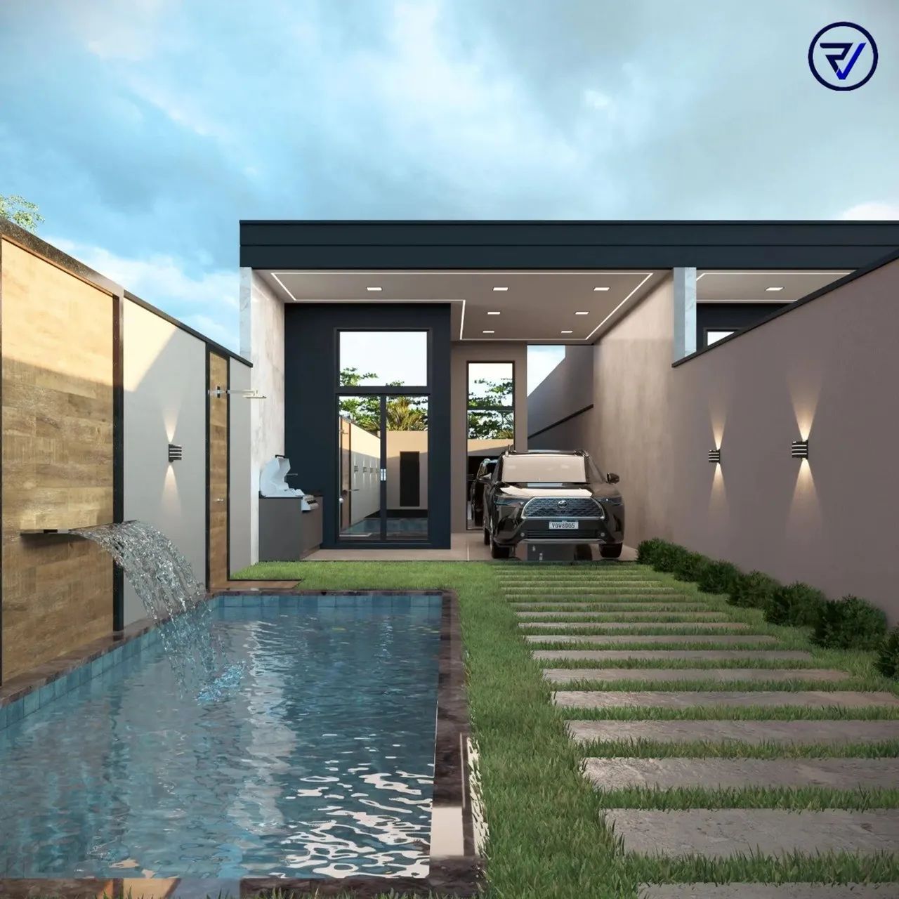 IMPERDÍVEL! CASA PLANA COM 3 SUÍTES