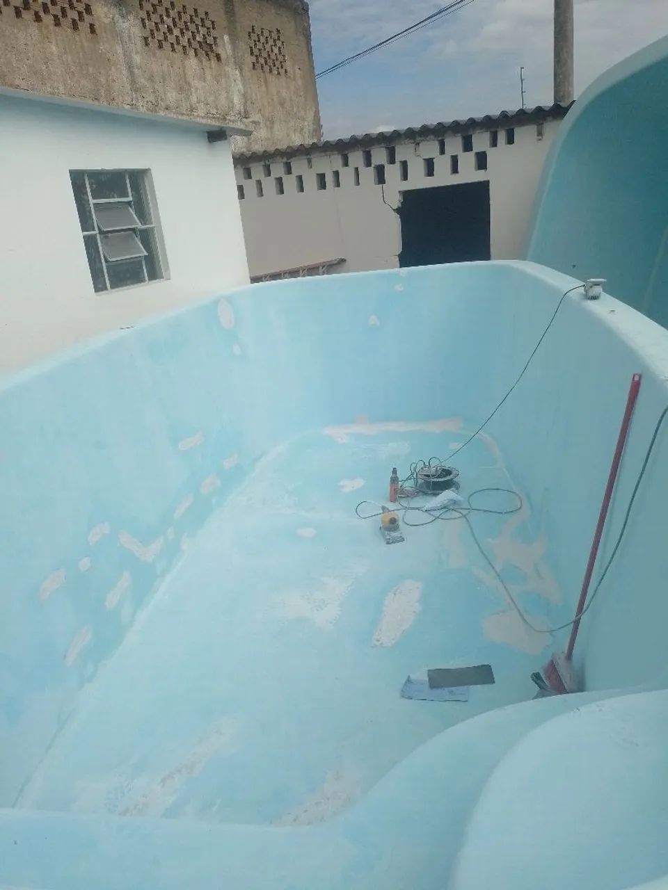 Piscinas de fibra renovadas....