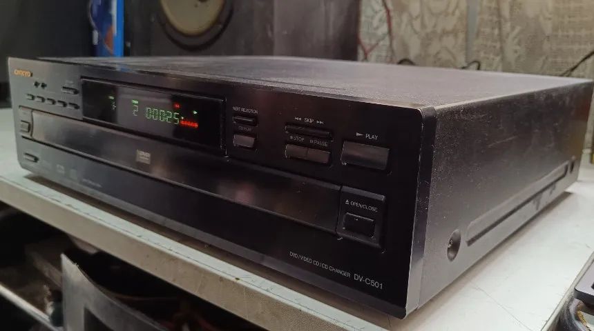 Cd/dvd Player Onkyo dv-c501 P Modular Ótimo Estado Funcionando - Foto 3
