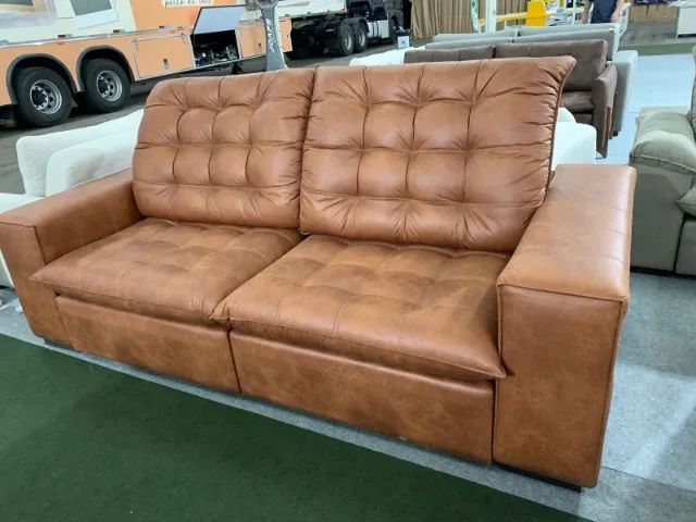 SOFÁ 2,50MT EM CORINO - Foto 2