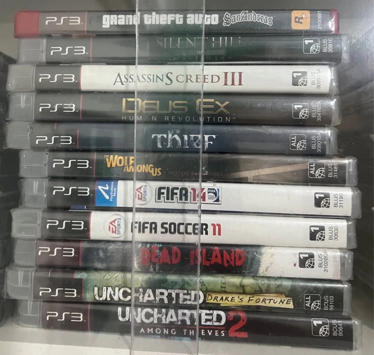 Jogos de ps2 e ps3 lacrados 