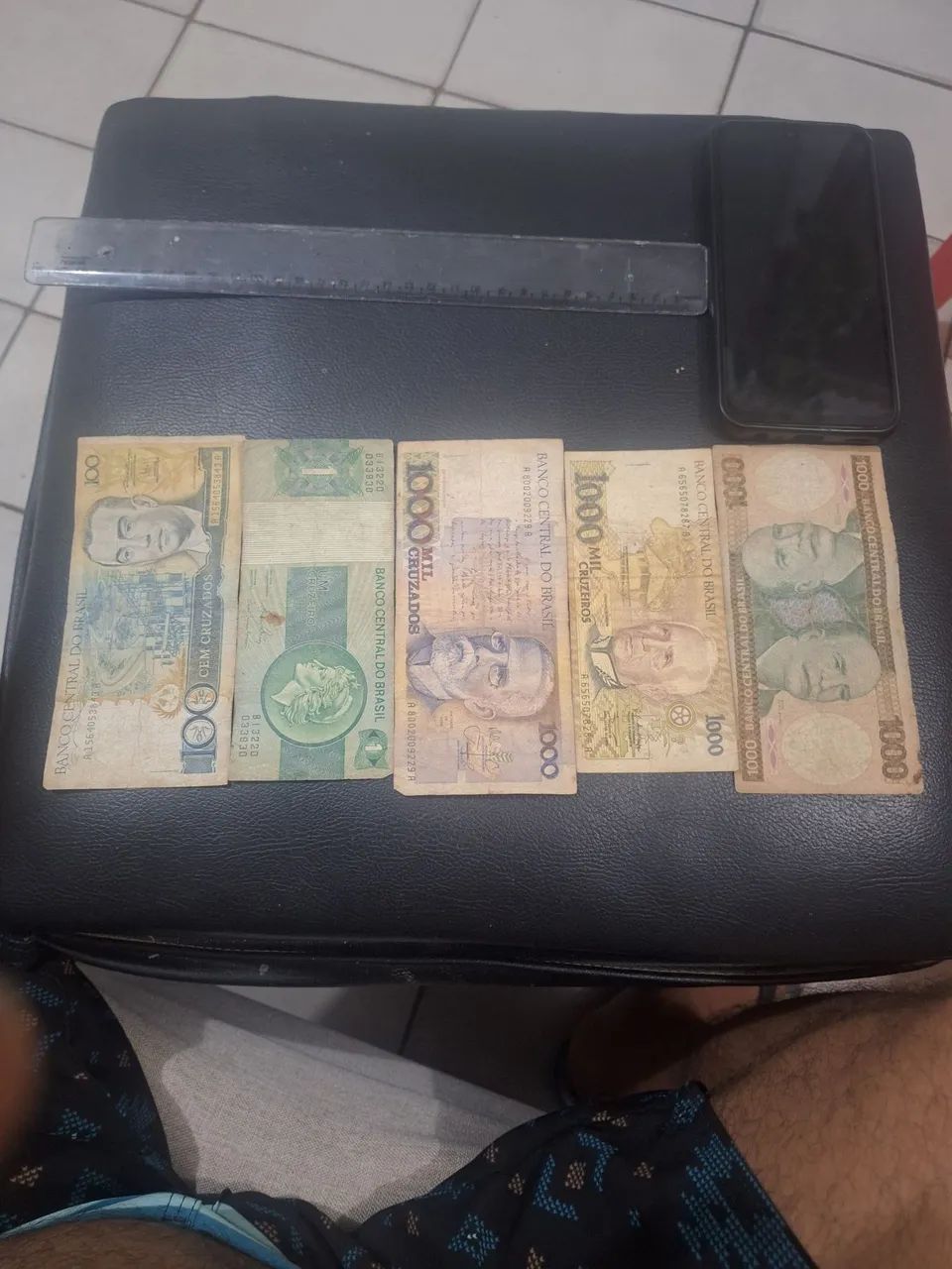 Kit 5 cédulas antigas64306740776067120