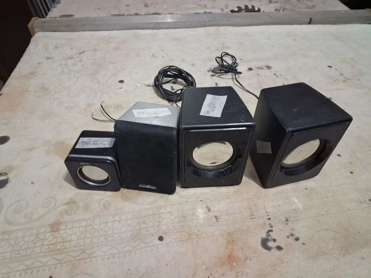 Caixas de som para computador e outros  4 unidades  - Foto 4