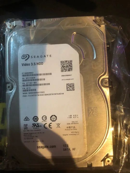 HD 1 TB SEAGATA
