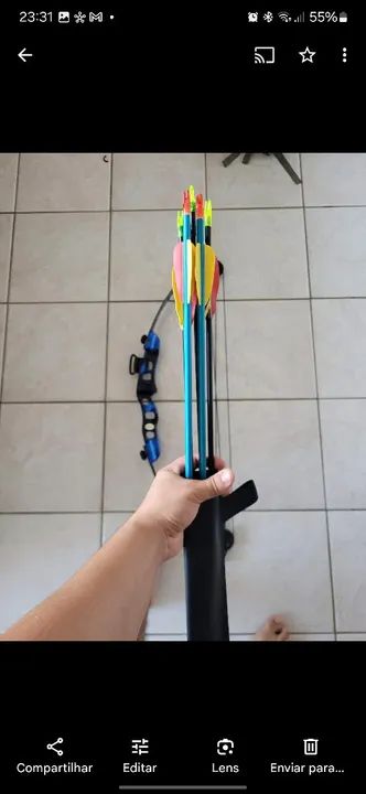 Arco e flecha composto 35lb  - Foto 3