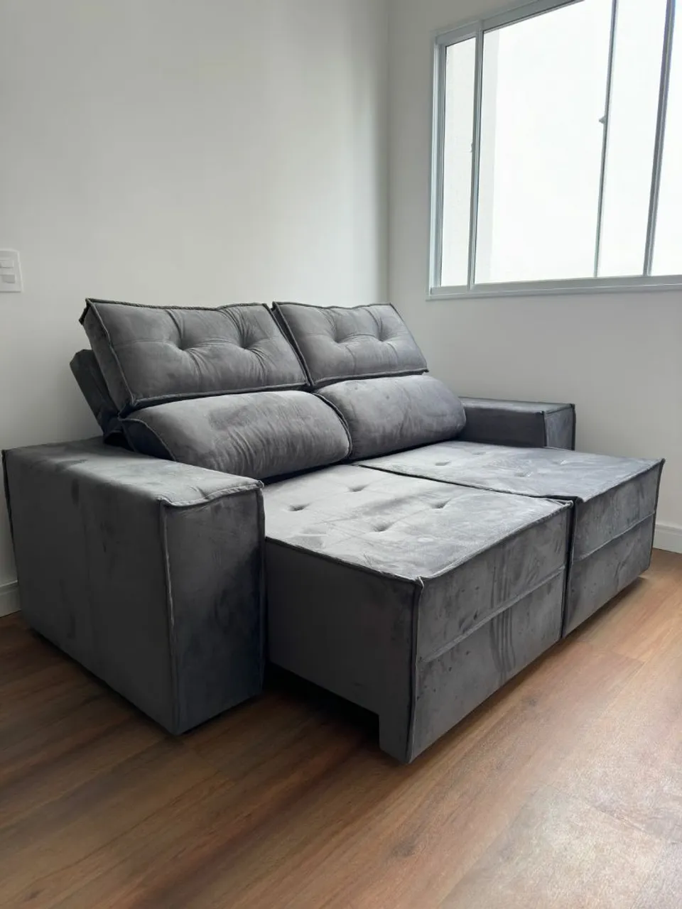 SOFÁ RETRÁTIL E RECLINAVEL NEW YORK PREMIUM
