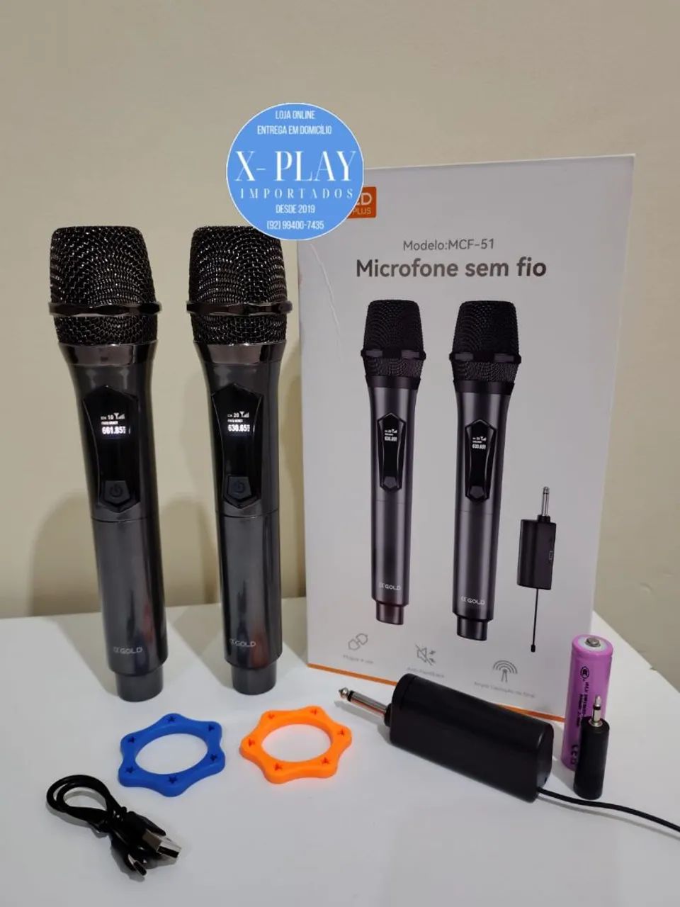 Microfone duplo - Foto 2