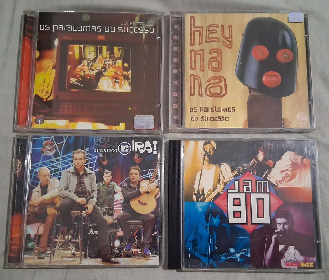 Lote de CDs: Os Paralamas, Ira! e Jam 80