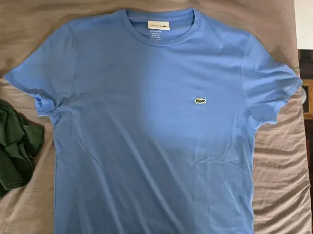 3 Camisetas Regular Fit 100% Algodão Pima Peruano M Pouco usadas, praticamente novas - Foto 2