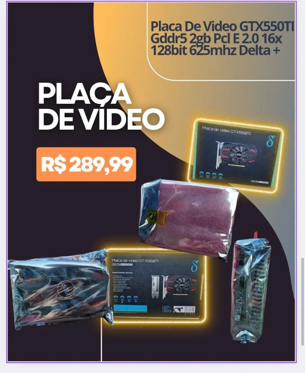 Placa de Vídeo GTX550TI 2GB GDDR5