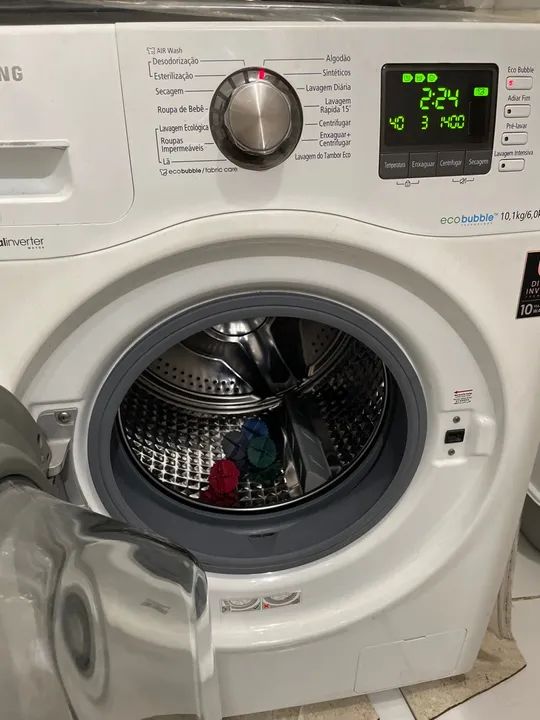 Máquina de Lavar Samsung EcoBubble 10,1kg