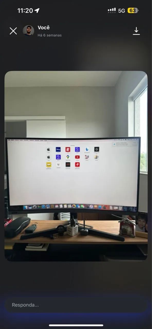 Monitor Curvo 27 polegadas 240hz