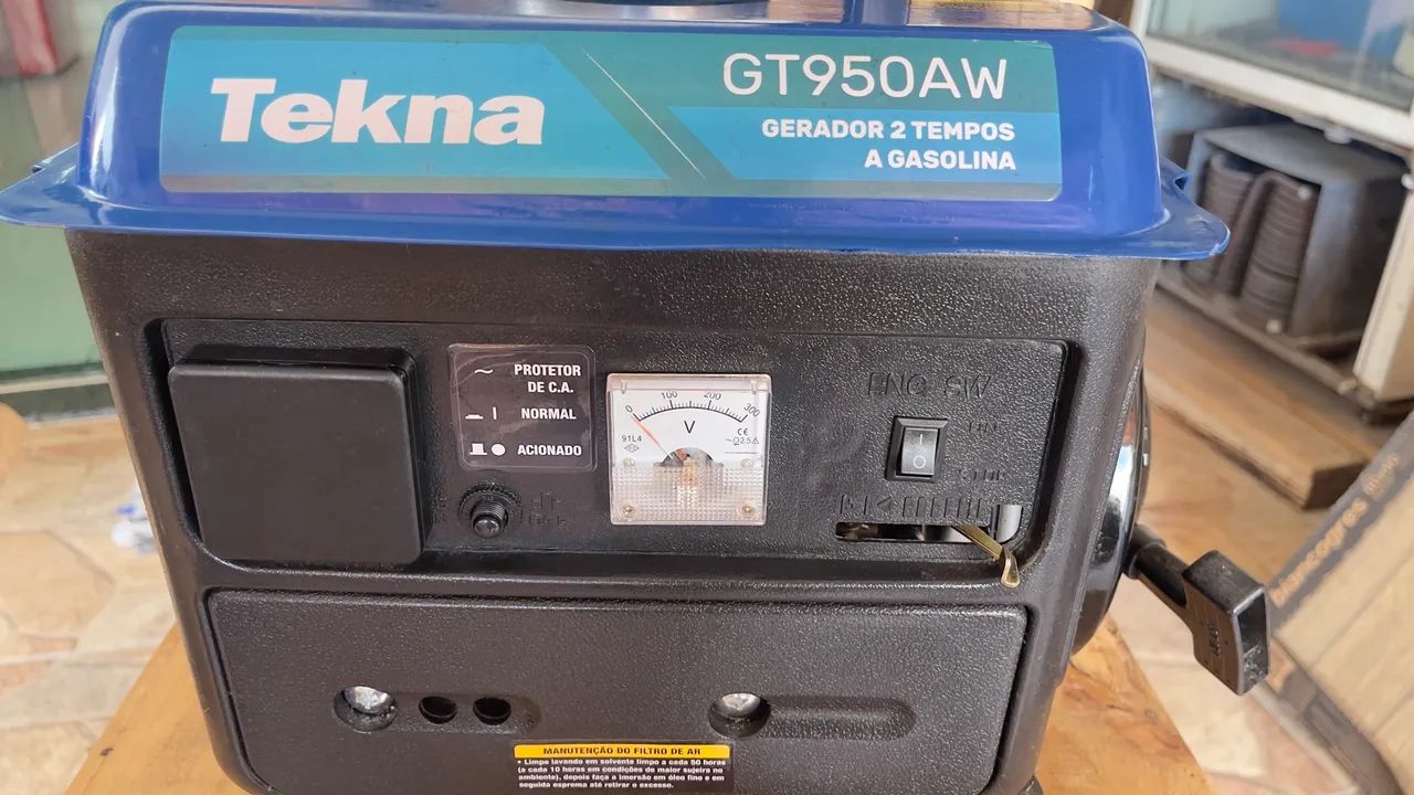 Gerador Tekna GT950AW  a gasolina - Foto 3