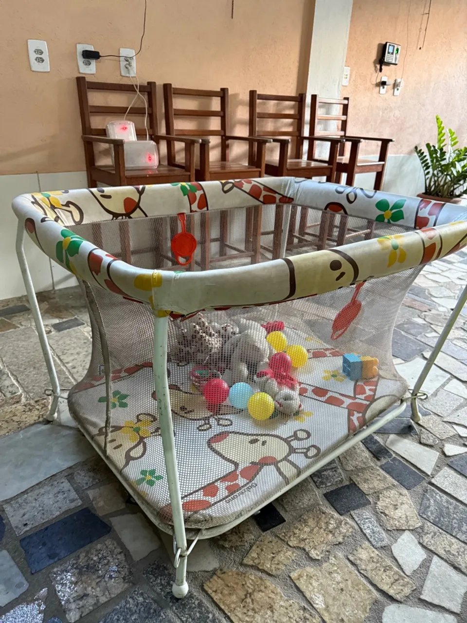 Cercado Infantil Portátil com Estampas