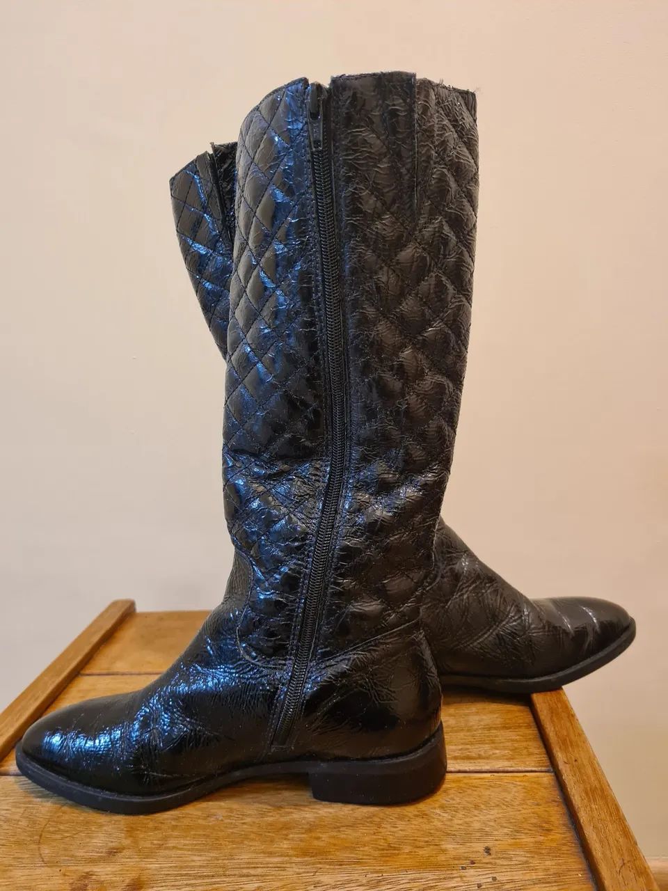 Bota jorge alex em couro preto tam. 34 - Foto 5