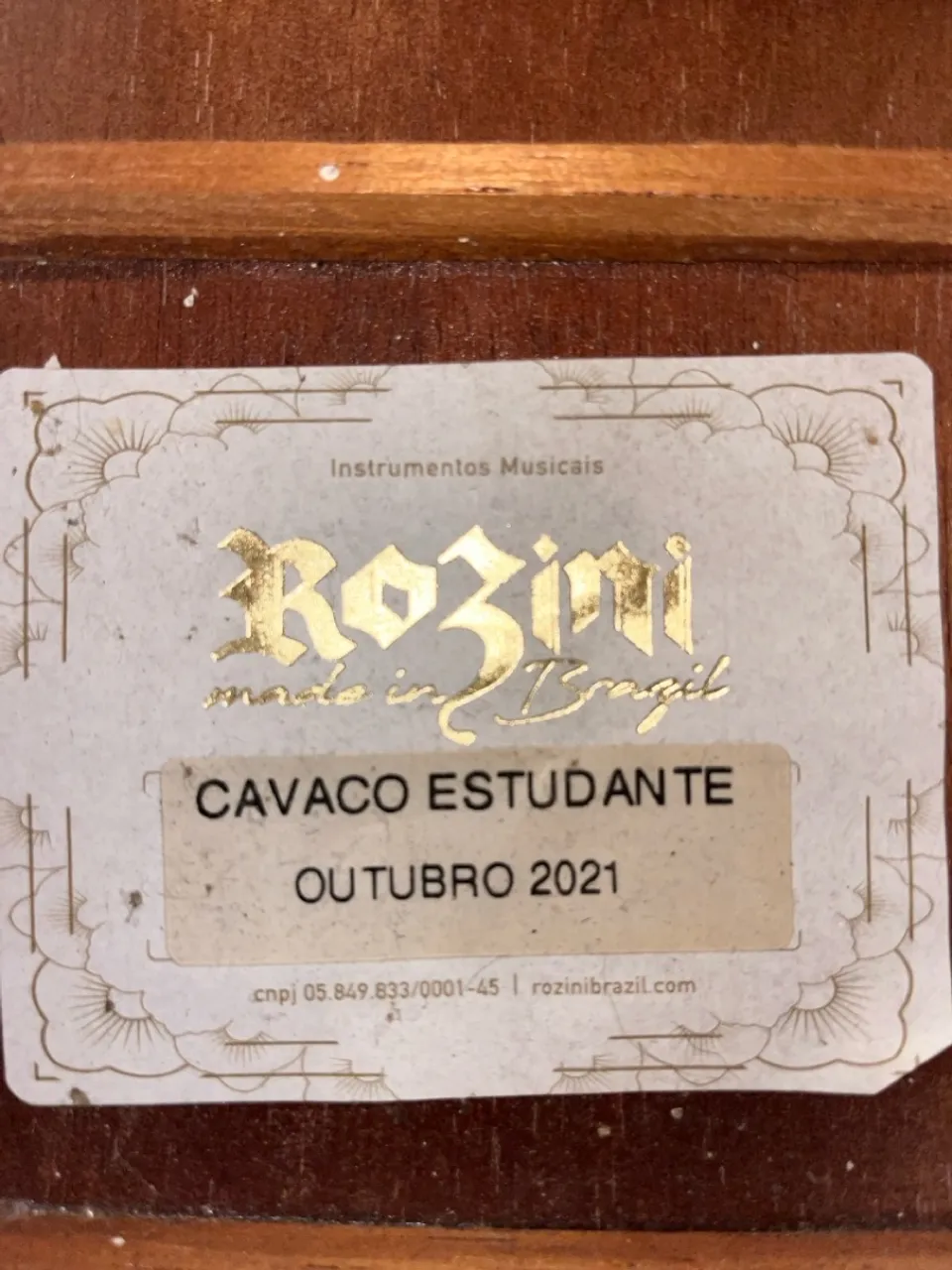 Cavaquinho Rozini Estudante Eletracústico