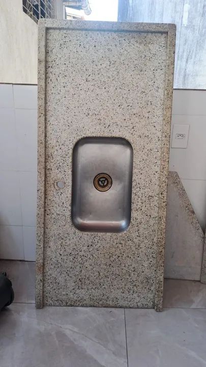 Pia de granito bege Bahia mais 2 pedrad - Foto 3