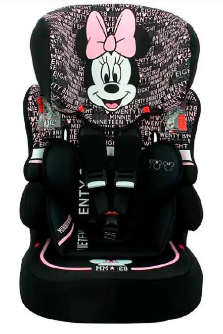 Cadeirinha para Auto Disney Minnie Preta Suporta até 36 kilos - Promoção