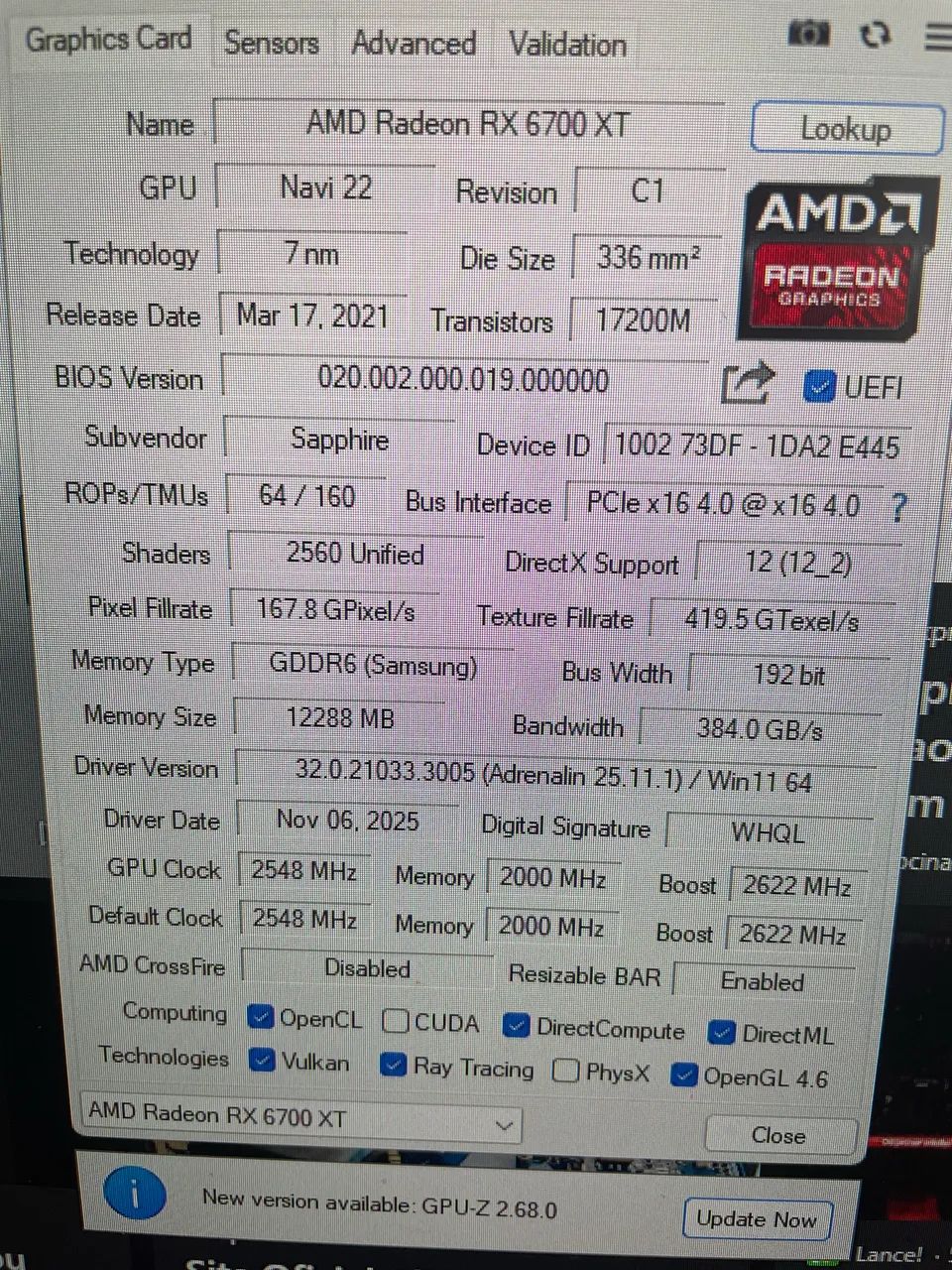 RX 6700 xt nitro+ sapphire 12gb - Foto 2