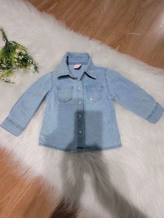 Camisa jeans - Lotinho menina