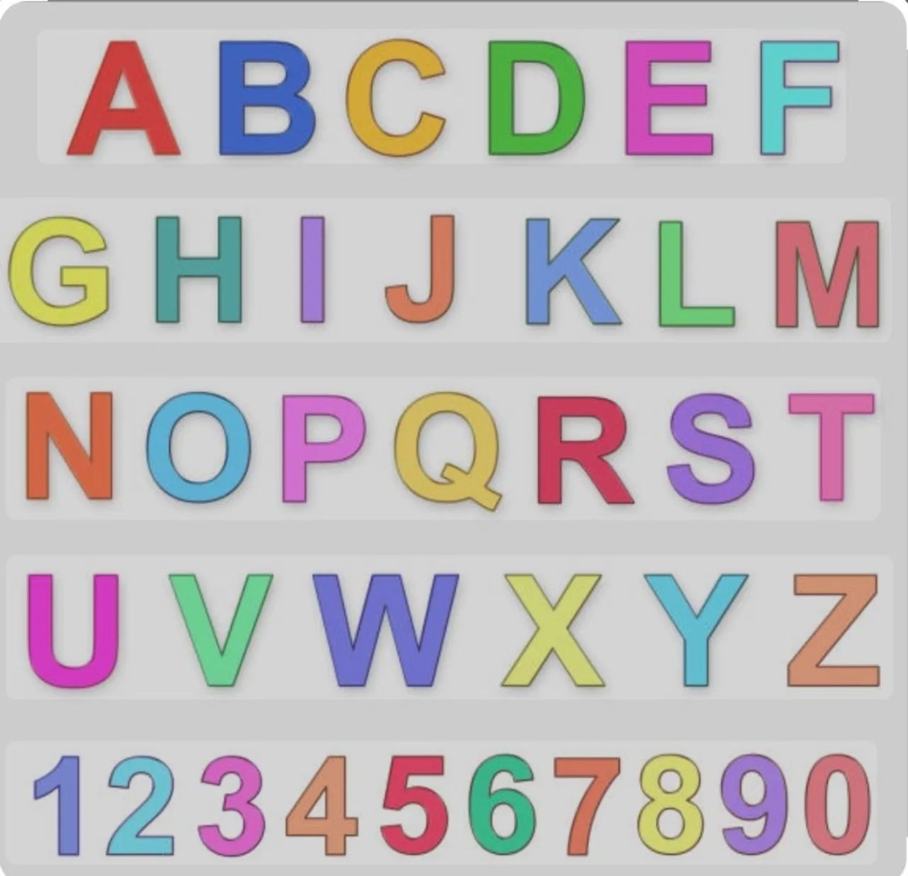 LETRAS PVC 20CM - Foto 2