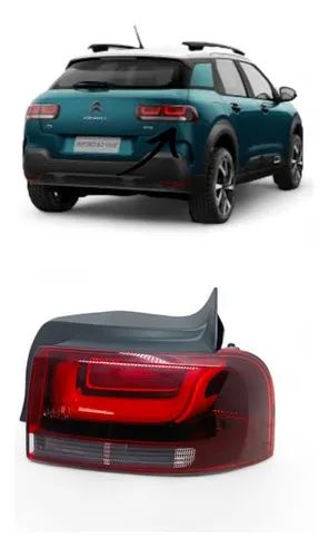 Lanterna Traseira Direita Citroën C4 Cactus Original Direito Vermelho