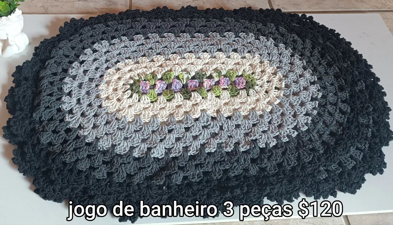 Crochês moda casa ?