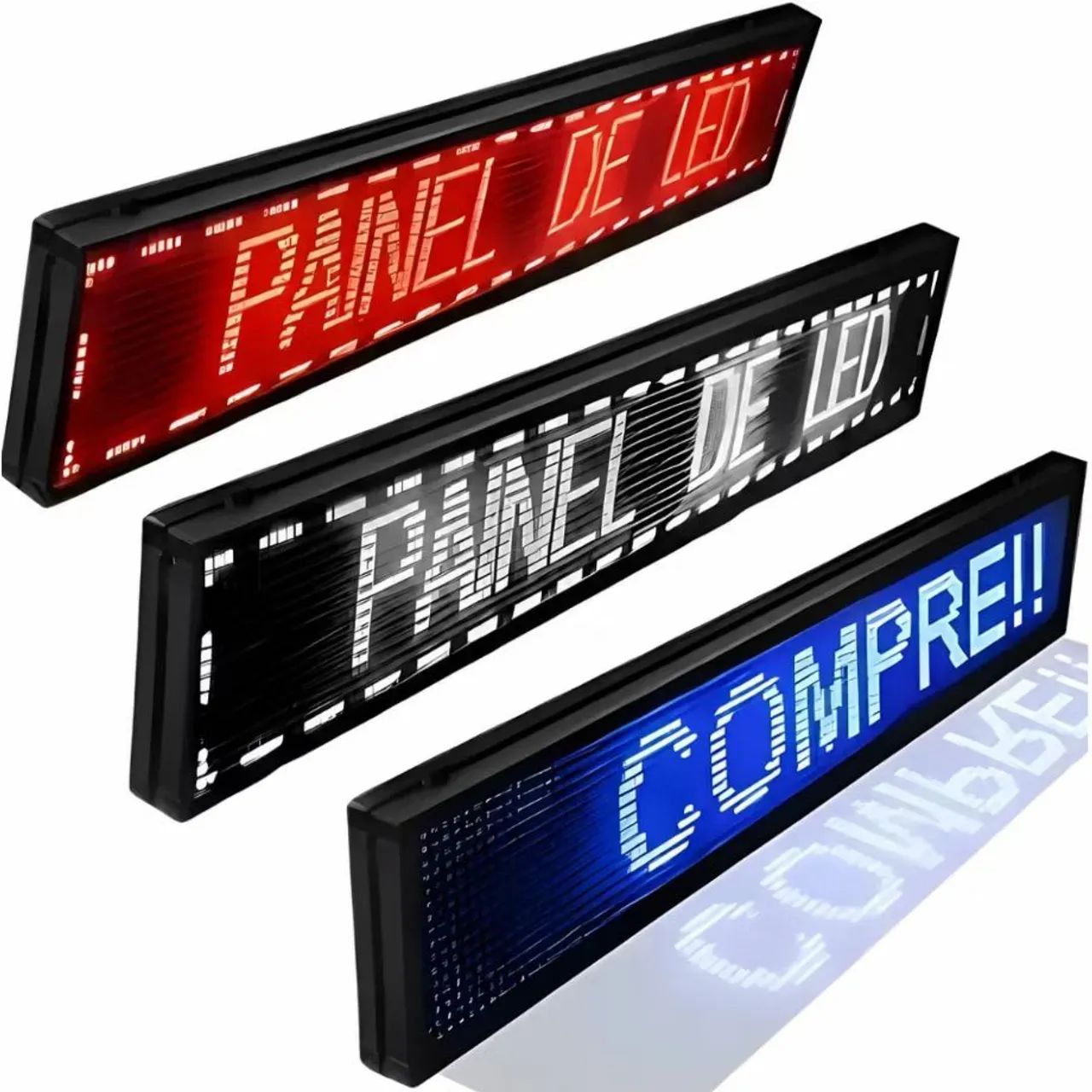 Painel led 70 x20 e 100 x 20