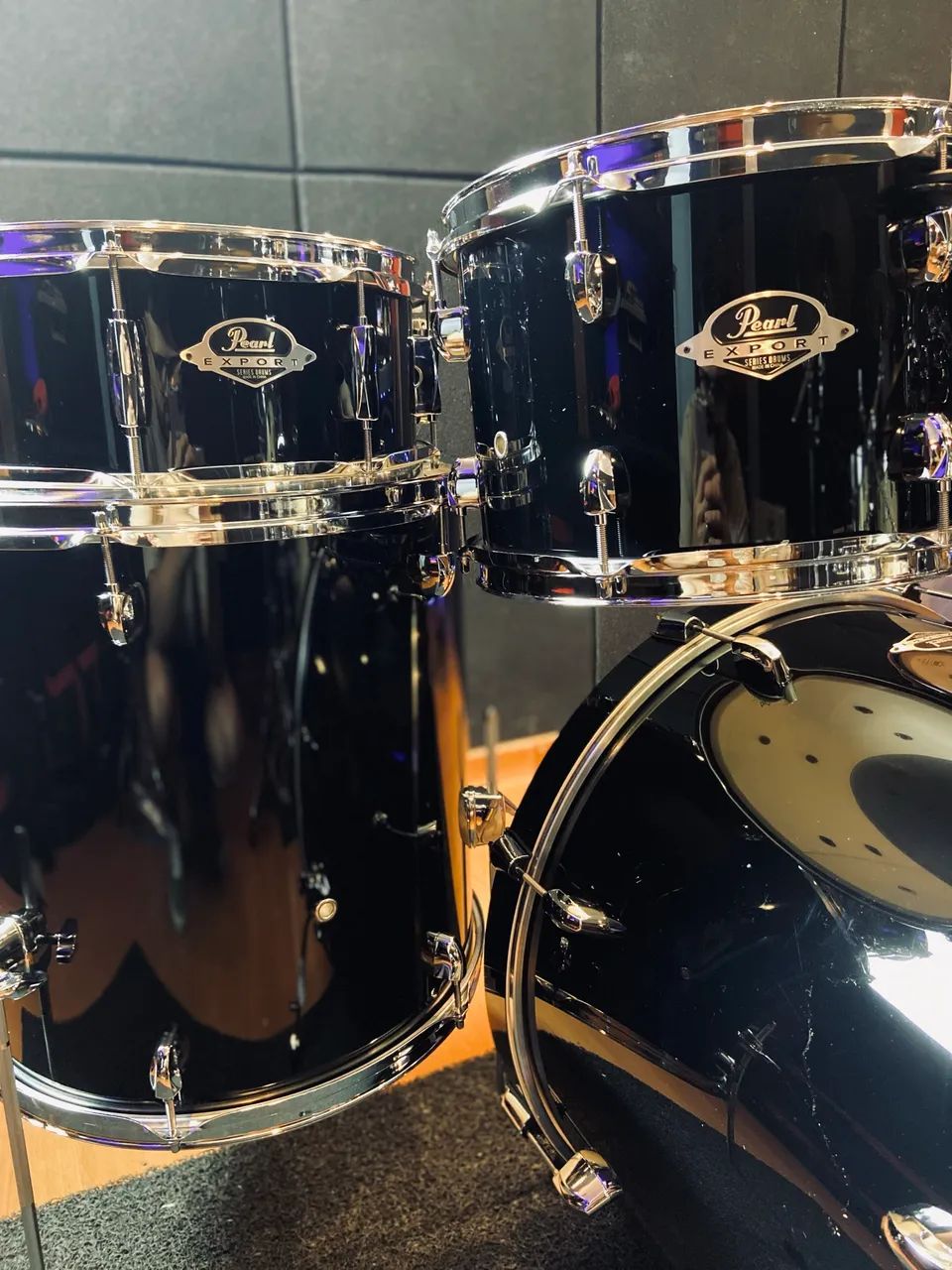 Pearl Export EXX - Jet Black **NOVA** (SHELL PACK) - Foto 3