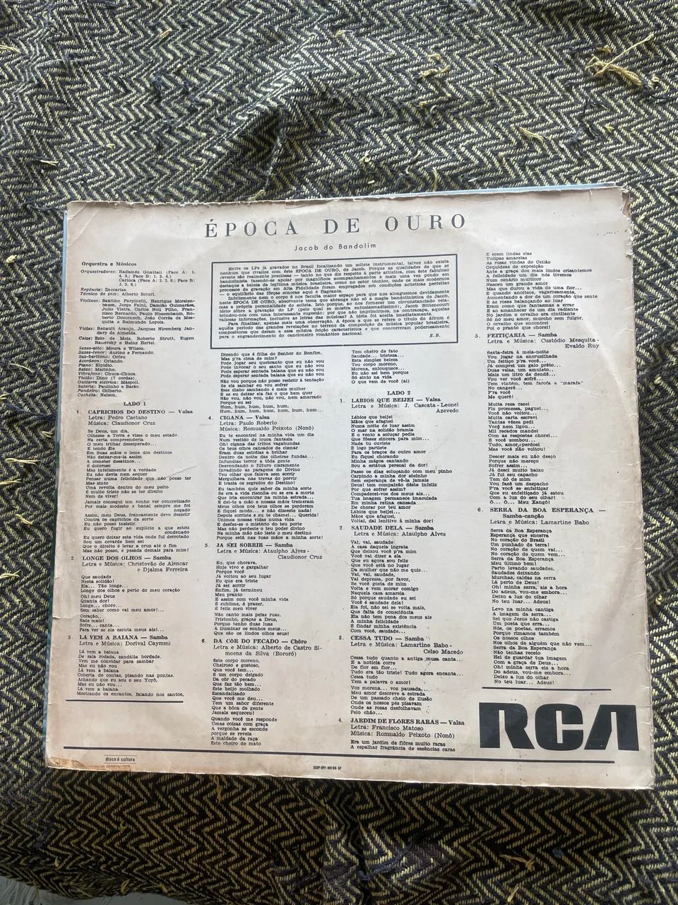 Lp Jacob Do Bandolim Época De Ouro 1969 Mono Raro (Usado) - Foto 3