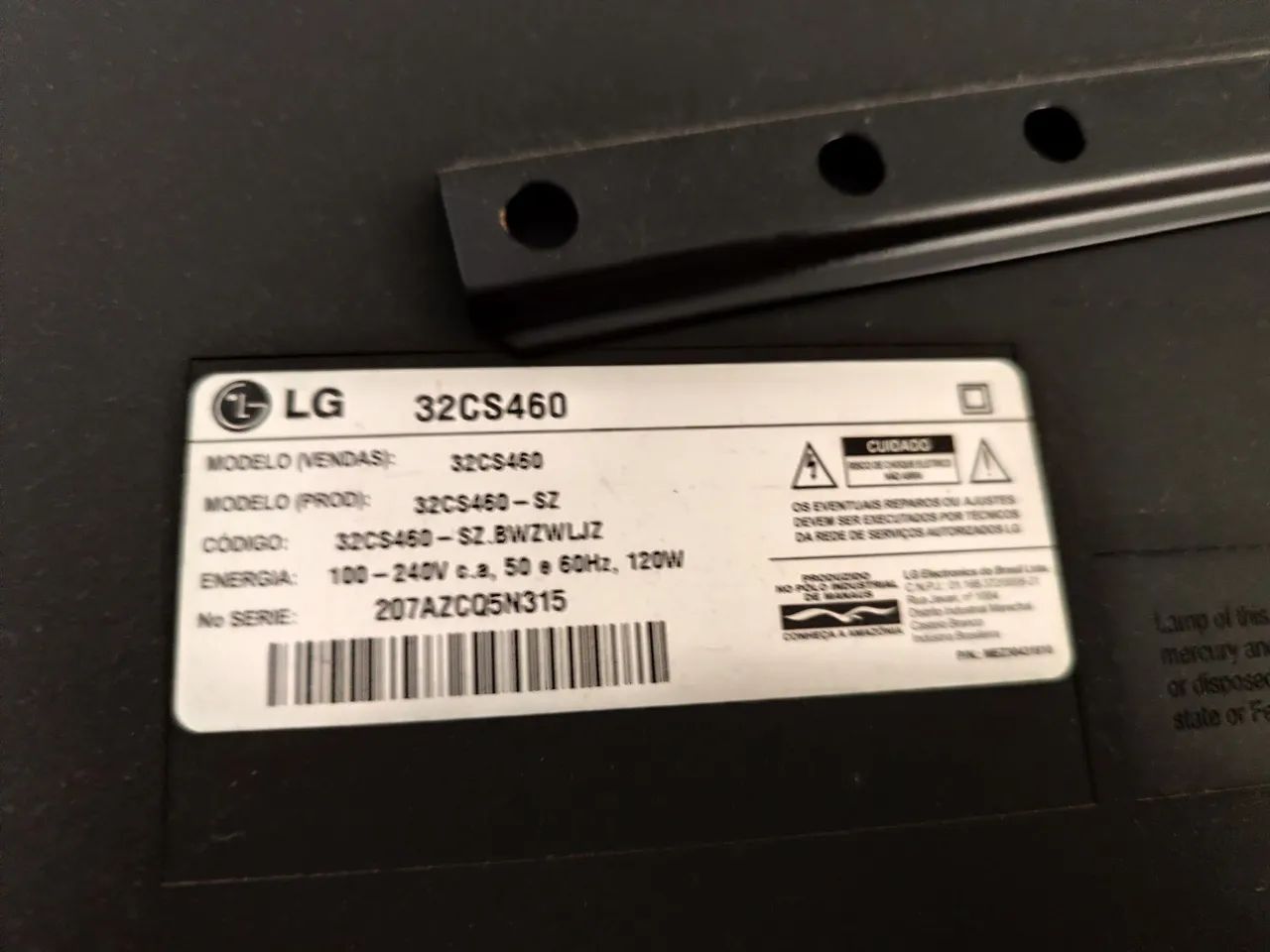 TV LG 32" LCD - Modelo 32CS460 - Foto 4