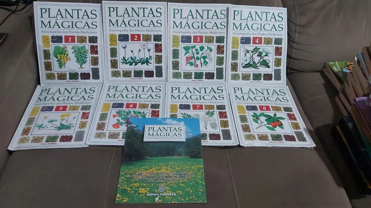  PLANTAS MÁGICAS - COLEÇÃO COMPLETA | 8 FASCÍCULOS + LIVRO