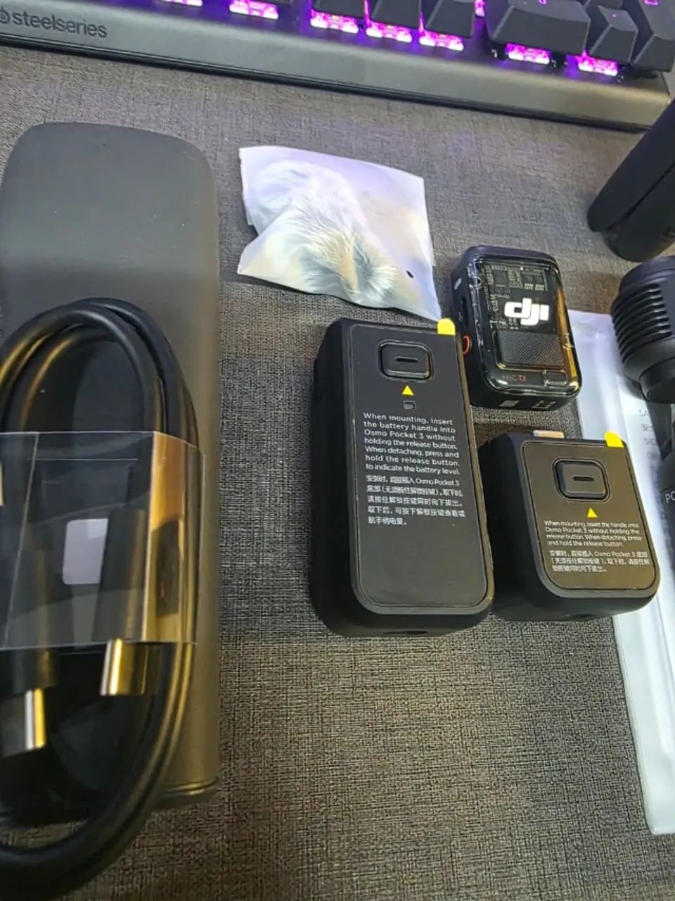 DJI Osmo Pocket 3 Creator Combo - Nova (Nunca Usada) na Caixa ABERTA - Foto 3