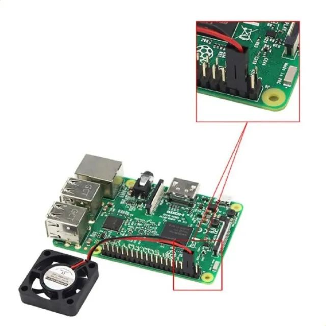 Ventilador Fan Raspberry, Orange e Banana Pi modelo 3007 - Foto 4