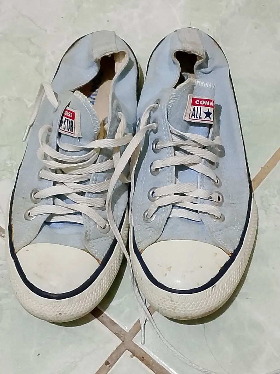 tênis azul num 35 ALL star converse