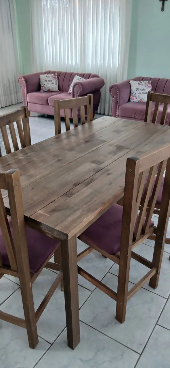 Mesa com 8 cadeiras - Foto 2