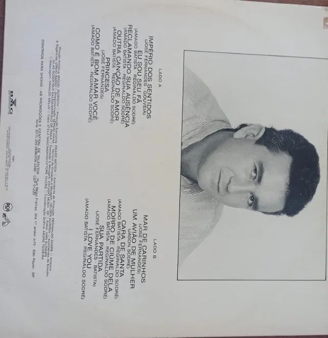LP - Disco vinil Amado Batista - Eu sou seu fã - Foto 2